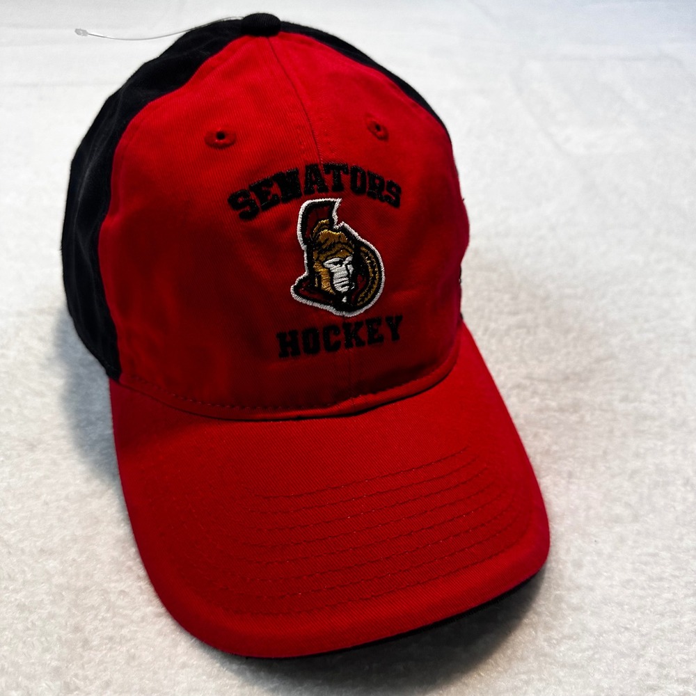Reebok Ottawa Senators NHL Hockey Hat Red Black Adjustable Cotton Cap